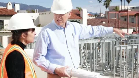 Construction Boss Argues with Worker Stock Footage 20482204