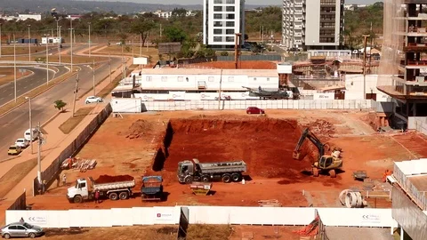 Construction in Brasilia Stock Footage 116188317