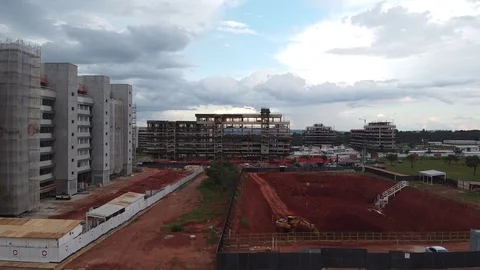 Construction in Brasilia Video stock 128765830