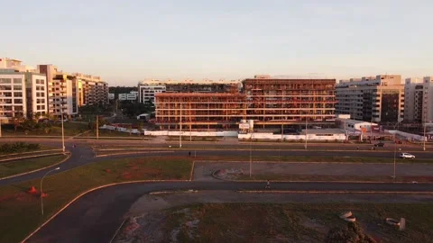 Construction in Brasilia Stock Footage 131880848