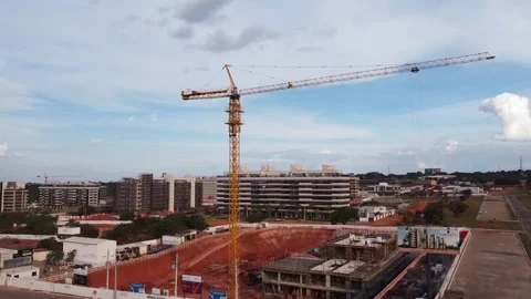 Construction in Brasilia Stock Footage 154321080