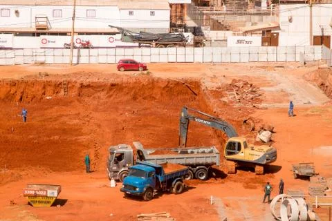 Construction in Brasilia Stock Photos