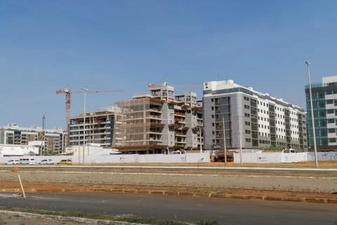 Construction in Brasilia Foto stock