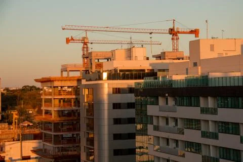 Construction in Brasilia Stock Photos