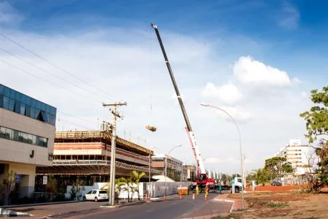 Construction in Brasilia Stock Photos