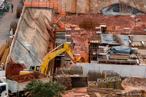 Construction in Brasilia Stock Photos