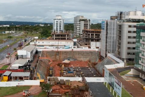 Construction in Brasilia Stock Photos