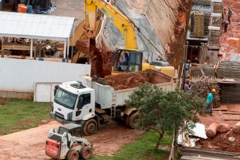Construction in Brasilia Stock Photos