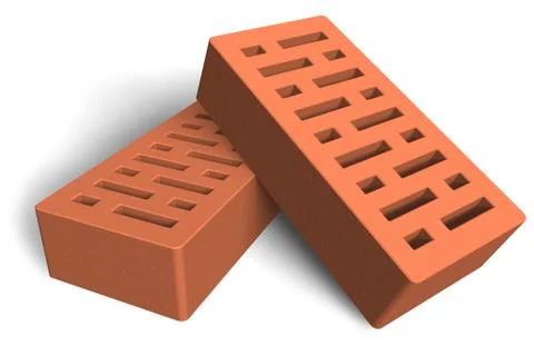 Construction bricks 库存插图