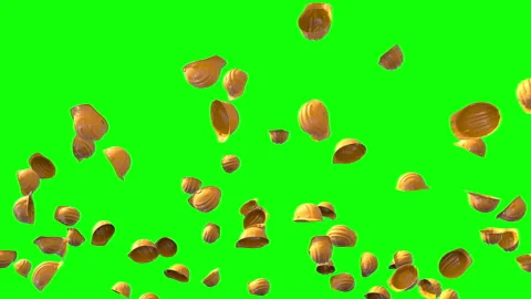 Construction builder helmets throwing high on the green chroma key background Stock Footage 145799181