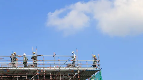 Construction building Stock Footage 45465095