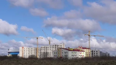 The construction of the building Stock-Footage 49223635