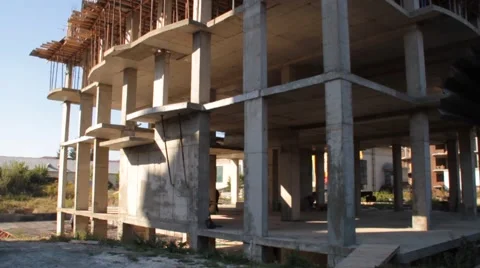 Construction. Building. Stock Footage 49992325