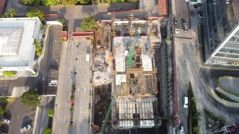 Construction of a building Stock Footage 224417772