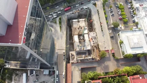 Construction of a building Stock Footage 224417988