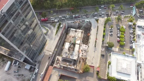 Construction of a building Stock Footage 224418007