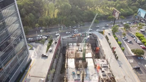 Construction of a building Stock Footage 224418039