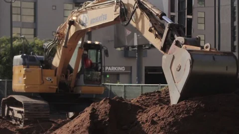 Construction building foundation 11 Stock Footage 79017681