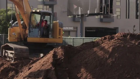 Construction building foundation 12 Stock Footage 79017724