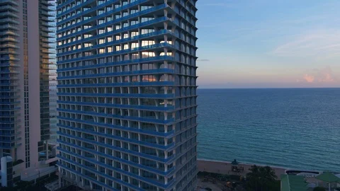 Construction Building Pan Up Stock Footage 87197649