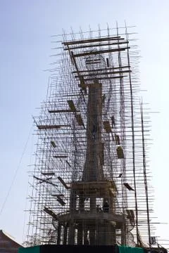 Construction of a building Stock Photos