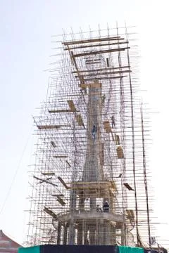 Construction of a building Stock Photos