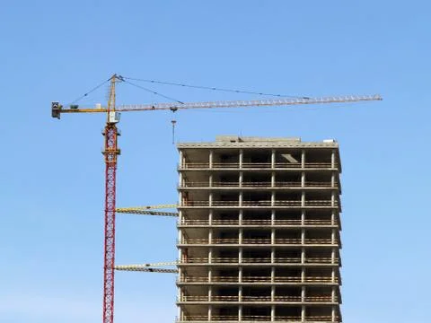 Construction of a building Stock Photos