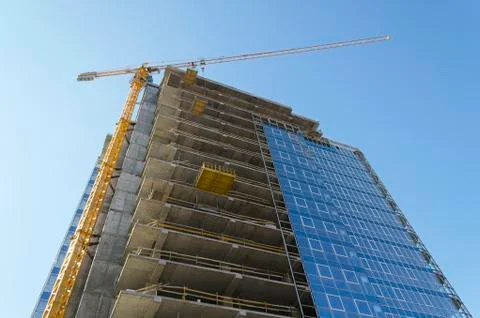 Construction of building Stock Photos