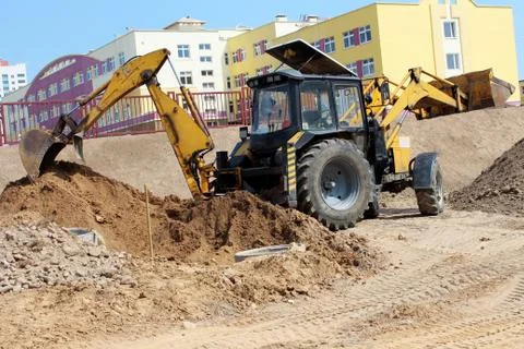 The construction of the building Stock Photos