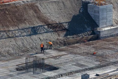 Construction of the building. Stock Photos