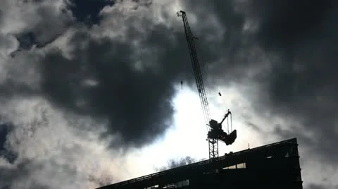 Construction of buildings Stock Footage 11602777