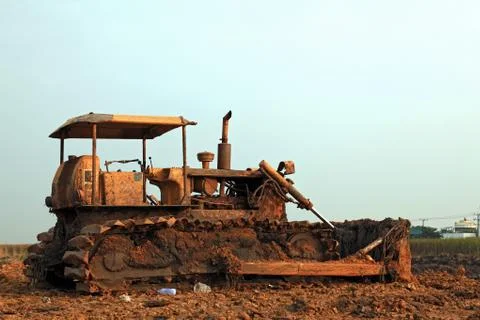 Construction bulldozer Stock Photos