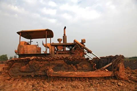 Construction bulldozer Stock Photos