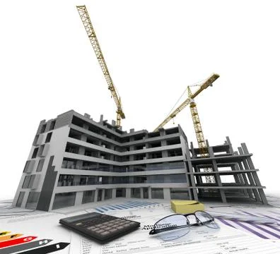 Construction business Illustrazione stock