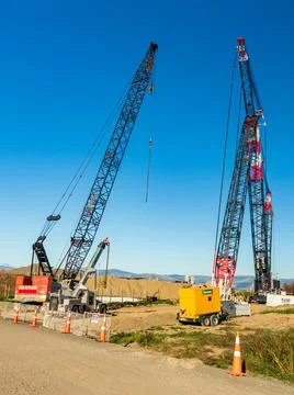 Construction Canes Stock Photos