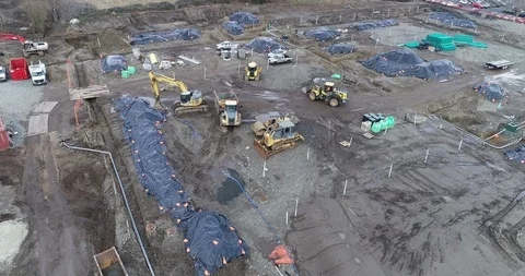 Construction Canyon Park Stock Footage 126921150