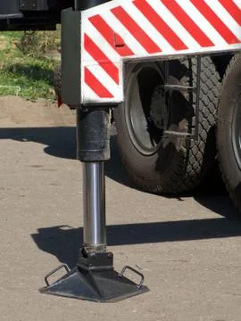 Construction caterpillar machine mover Stock Photos