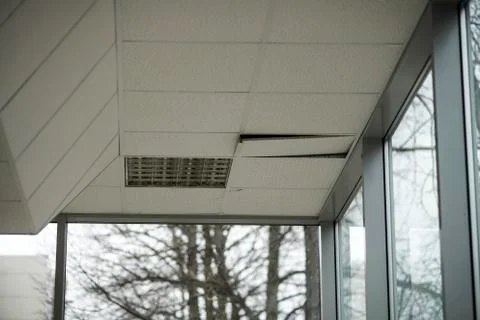 The construction of the ceiling, close-up Stock Photos
