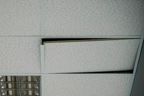 The construction of the ceiling, close-up Stock Photos