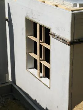 Construction of a cellar detail Stock Photos