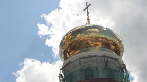 Construction Of The Church Stock Footage 39568118