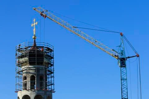 Construction of the church Photos