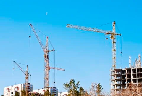 Construction in the city Stock Photos