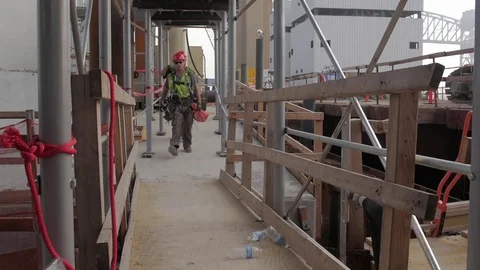 Construction Clean Up Stock Footage 80207128