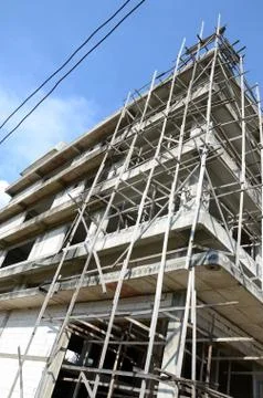 Construction is completed. Stock Photos