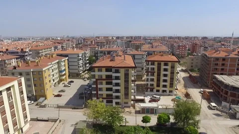 Construction concrete casting Turkey 스톡 동영상 108782708