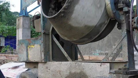 Construction Concrete Mixer 스톡 동영상 328513411