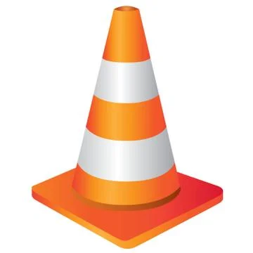 Construction cone Stock Illustration