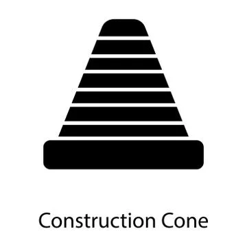 Construction Cone Stock Illustration