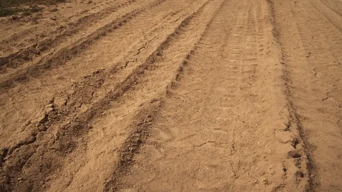 Construction, Construction Site, Outdoors, Day, Dirt Road, Close-Up, 20 Seconds Stock Footage 94240866